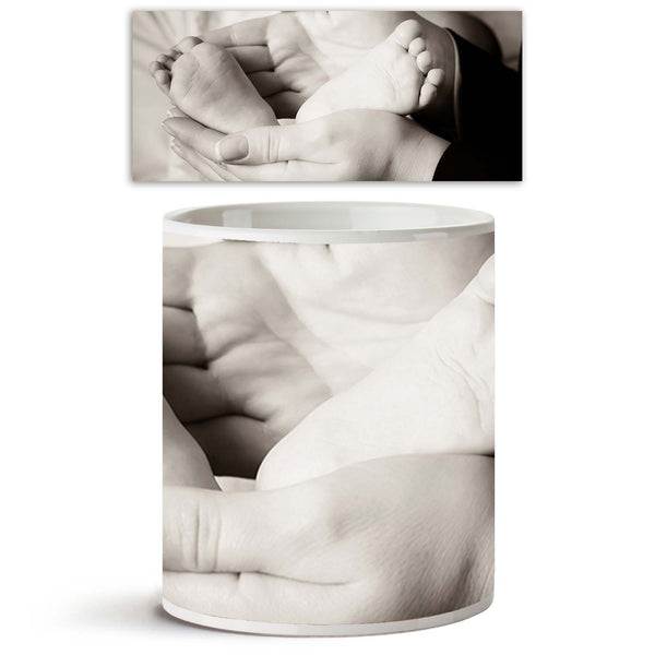 Feet Of Newborn Baby Ceramic Coffee Tea Mug Inside White-Coffee Mugs-MUG-IC 5002373 IC 5002373, Baby, Black, Black and White, Children, Family, Kids, Love, Parents, People, Romance, White, feet, of, newborn, ceramic, coffee, tea, mug, inside, new, and, body, born, boy, care, child, childhood, closeup, concept, cute, darling, emotion, fingers, foot, girl, hand, hands, happiness, happy, help, hold, human, infant, innocent, kid, life, little, mom, mother, palms, parent, parenthood, parenting, pregnancy, protec