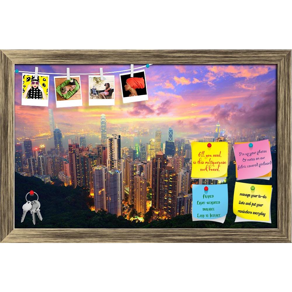 ArtzFolio Famed Skyline Of Hong Kong From Victoria Peak Printed Bulletin Board Notice Pin Board Soft Board | Framed-Bulletin Boards Framed-AZSAO19942865BLB_FR_L-Image Code 5002383 Vishnu Image Folio Pvt Ltd, IC 5002383, ArtzFolio, Bulletin Boards Framed, Places, Photography, famed, skyline, of, hong, kong, from, victoria, peak, printed, bulletin, board, notice, pin, soft, framed, business, district, location, famous, place, landmark, view, scenery, scenic, scene, urban, metropolitan, metropolis, dusk, skysc