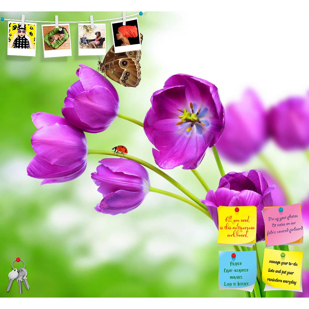 ArtzFolio Fresh Purple Tulips With Butterfly Morpho Printed Bulletin Board Notice Pin Board Soft Board | Frameless-Bulletin Boards Frameless-AZSAO19969934BLB_FL_L-Image Code 5002384 Vishnu Image Folio Pvt Ltd, IC 5002384, ArtzFolio, Bulletin Boards Frameless, Floral, Photography, fresh, purple, tulips, with, butterfly, morpho, printed, bulletin, board, notice, pin, soft, frameless, pin up board, push pin board, extra large cork board, big pin board, notice board, small bulletin board, cork board, wall notic