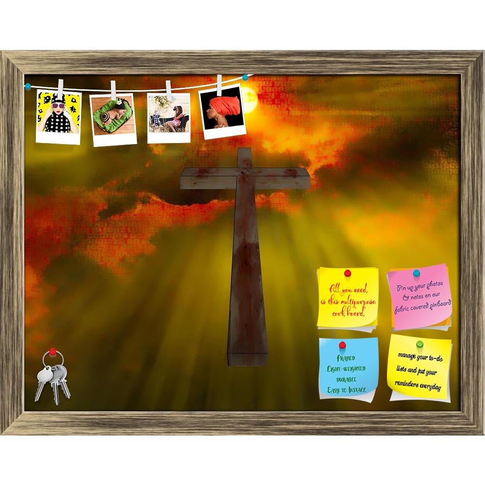 ArtzFolio Wood Cross Hangs In Sky Printed Bulletin Board Notice Pin Board Soft Board | Framed-Bulletin Boards Framed-AZSAO19982246BLB_FR_L-Image Code 5002387 Vishnu Image Folio Pvt Ltd, IC 5002387, ArtzFolio, Bulletin Boards Framed, Religious, Digital Art, wood, cross, hangs, in, sky, printed, bulletin, board, notice, pin, soft, framed, pin up board, push pin board, extra large cork board, big pin board, notice board, small bulletin board, cork board, wall notice board, giant cork board, bulletin board, off