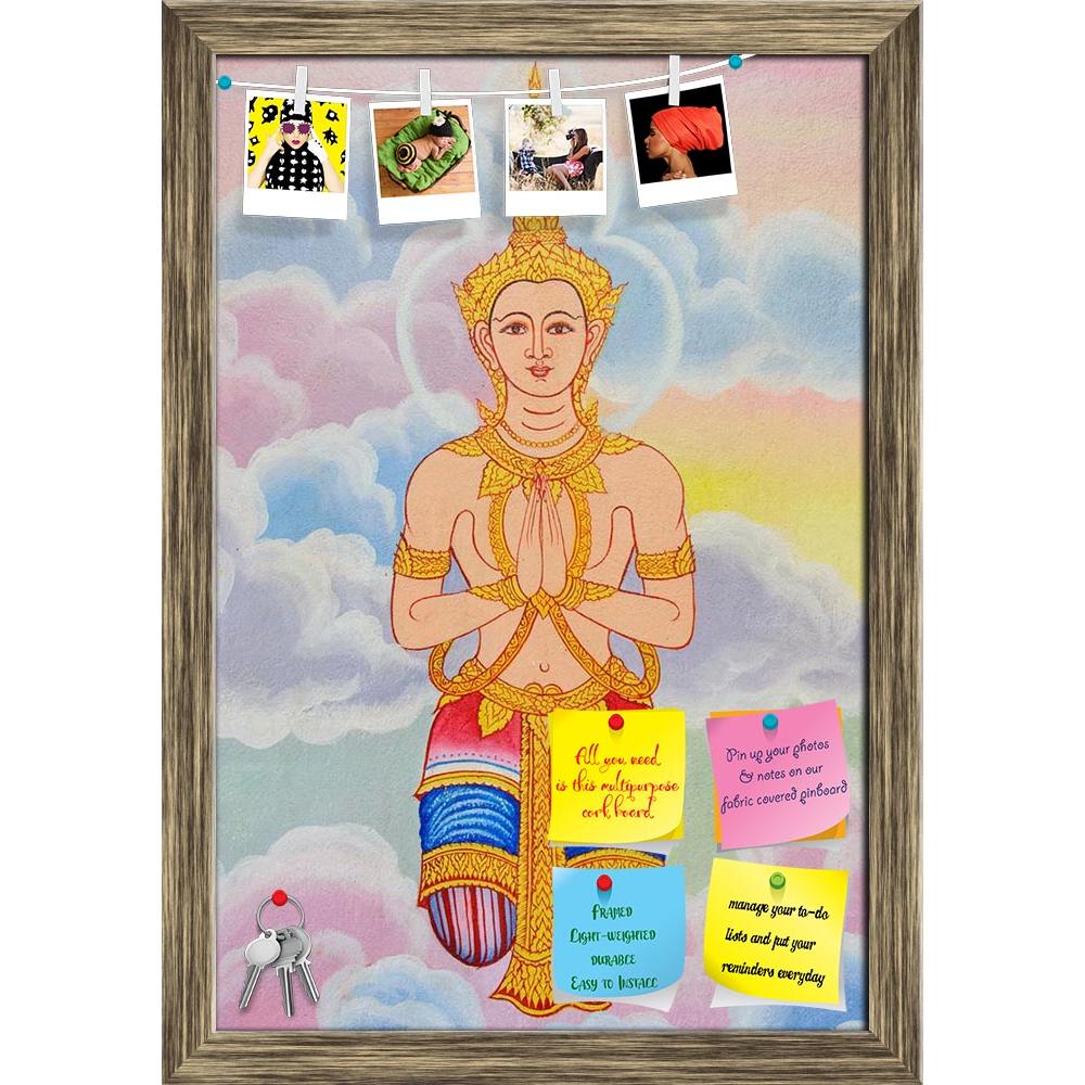 ArtzFolio Buddhist Church Thailand Printed Bulletin Board Notice Pin Board Soft Board | Framed-Bulletin Boards Framed-AZSAO20161825BLB_FR_L-Image Code 5002398 Vishnu Image Folio Pvt Ltd, IC 5002398, ArtzFolio, Bulletin Boards Framed, Religious, Fine Art Reprint, buddhist, church, thailand, printed, bulletin, board, notice, pin, soft, framed, generality, any, kind, art, decorated, temple, pavilion, hall, etc, created, money, donated, people, hire, artist, they, are, public, domain, treasure, buddhism, no, re