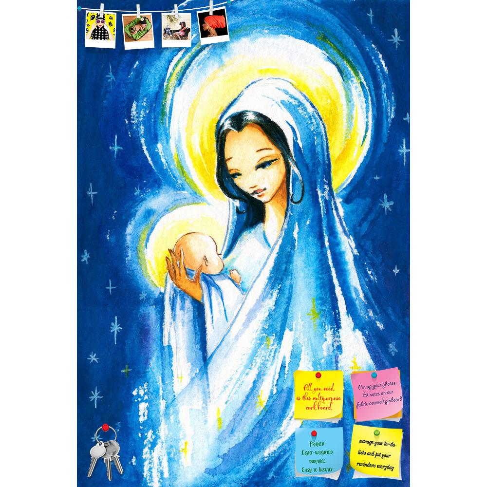 ArtzFolio Mary With The Young Jesus Christ In Her Arms Printed Bulletin Board Notice Pin Board Soft Board | Frameless-Bulletin Boards Frameless-AZSAO20162046BLB_FL_L-Image Code 5002399 Vishnu Image Folio Pvt Ltd, IC 5002399, ArtzFolio, Bulletin Boards Frameless, Religious, Fine Art Reprint, mary, with, the, young, jesus, christ, in, her, arms, printed, bulletin, board, notice, pin, soft, frameless, nativity, scene, pin up board, push pin board, extra large cork board, big pin board, notice board, small bull
