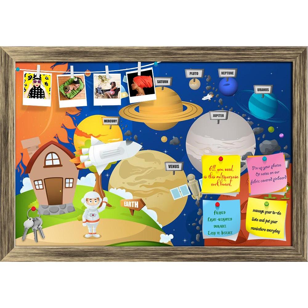 ArtzFolio Astronaut & Planet System Printed Bulletin Board Notice Pin Board Soft Board | Framed-Bulletin Boards Framed-AZSAO20175403BLB_FR_L-Image Code 5002403 Vishnu Image Folio Pvt Ltd, IC 5002403, ArtzFolio, Bulletin Boards Framed, Fantasy, Kids, Digital Art, astronaut, planet, system, printed, bulletin, board, notice, pin, soft, framed, vector, illustration, cartoon, drawing, clipart, clip-art, modern, mercury, venus, earth, mars, jupiter, uranus, saturn, neptune, pluto, sun, star, moon, space, spaceman