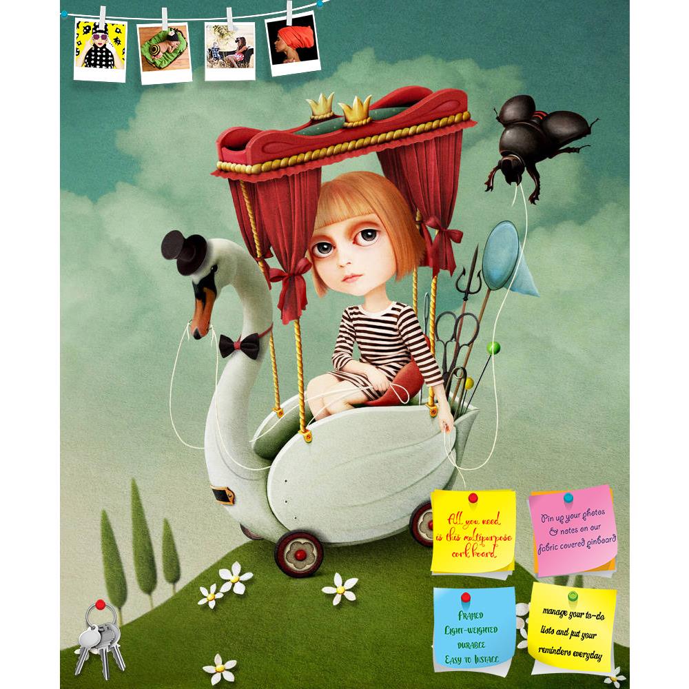 ArtzFolio Girl Travels On Swan Printed Bulletin Board Notice Pin Board Soft Board | Frameless-Bulletin Boards Frameless-AZSAO20179318BLB_FL_L-Image Code 5002404 Vishnu Image Folio Pvt Ltd, IC 5002404, ArtzFolio, Bulletin Boards Frameless, Conceptual, Kids, Digital Art, girl, travels, on, swan, printed, bulletin, board, notice, pin, soft, frameless, illustration, poster, computer, graphics, pin up board, push pin board, extra large cork board, big pin board, notice board, small bulletin board, cork board, wa