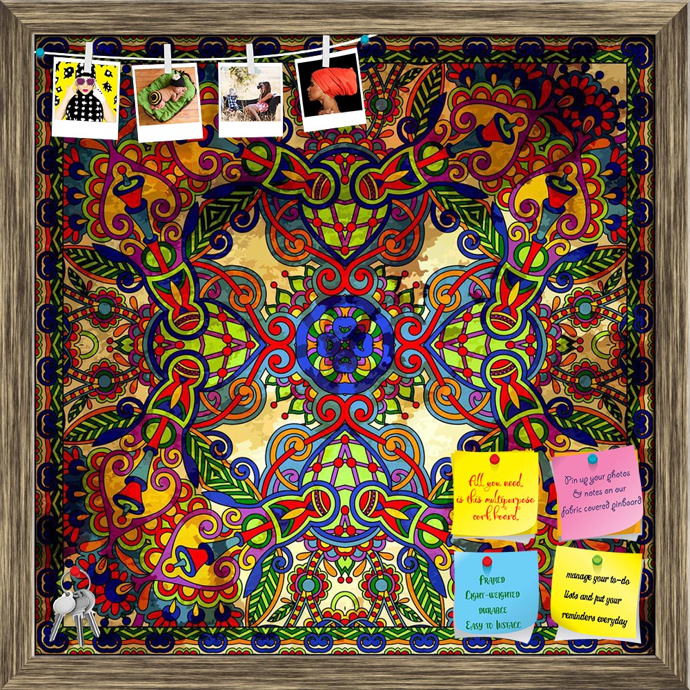 ArtzFolio Floral Paisley Bandanna D4 Printed Bulletin Board Notice Pin Board Soft Board | Framed-Bulletin Boards Framed-AZSAO20202062BLB_FR_L-Image Code 5002409 Vishnu Image Folio Pvt Ltd, IC 5002409, ArtzFolio, Bulletin Boards Framed, Abstract, Digital Art, floral, paisley, bandanna, d4, printed, bulletin, board, notice, pin, soft, framed, traditional, ornamental, use, this, pattern, design, carpet, shawl, pillow, cushion, pin up board, push pin board, extra large cork board, big pin board, notice board, s
