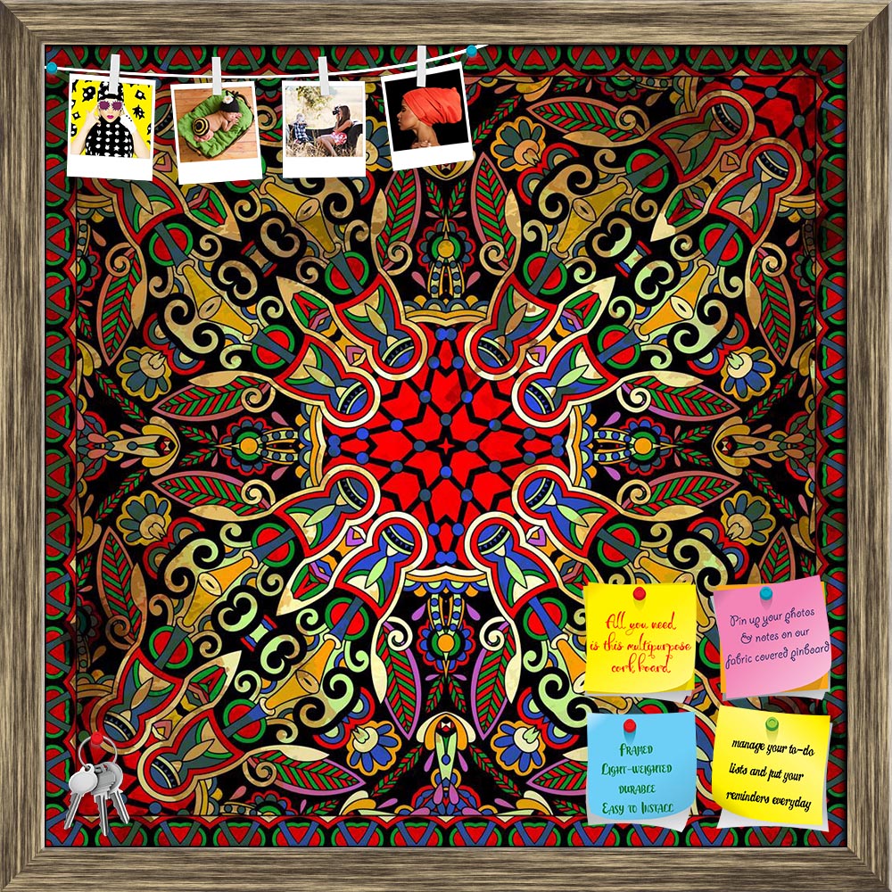 ArtzFolio Floral Paisley Bandanna D5 Printed Bulletin Board Notice Pin Board Soft Board | Framed-Bulletin Boards Framed-AZSAO20202063BLB_FR_L-Image Code 5002410 Vishnu Image Folio Pvt Ltd, IC 5002410, ArtzFolio, Bulletin Boards Framed, Abstract, Digital Art, floral, paisley, bandanna, d5, printed, bulletin, board, notice, pin, soft, framed, traditional, ornamental, use, this, pattern, design, carpet, shawl, pillow, cushion, pin up board, push pin board, extra large cork board, big pin board, notice board, s