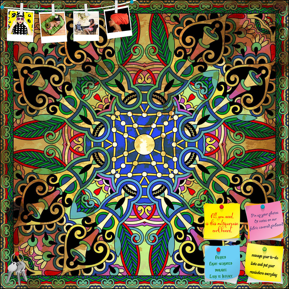 ArtzFolio Floral Paisley Bandanna D6 Printed Bulletin Board Notice Pin Board Soft Board | Frameless-Bulletin Boards Frameless-AZSAO20202065BLB_FL_L-Image Code 5002411 Vishnu Image Folio Pvt Ltd, IC 5002411, ArtzFolio, Bulletin Boards Frameless, Abstract, Digital Art, floral, paisley, bandanna, d6, printed, bulletin, board, notice, pin, soft, frameless, traditional, ornamental, use, this, pattern, design, carpet, shawl, pillow, cushion, pin up board, push pin board, extra large cork board, big pin board, not