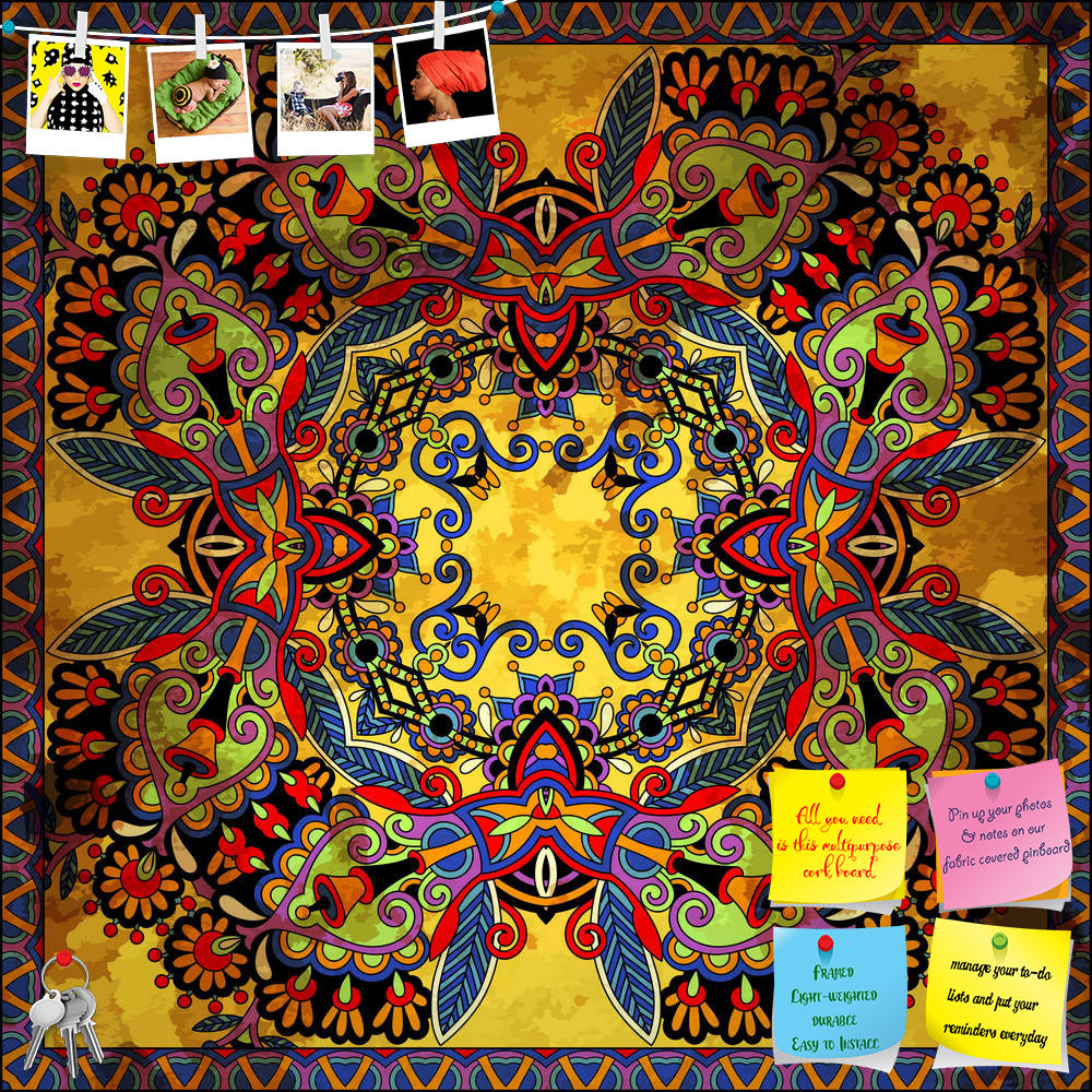 ArtzFolio Floral Paisley Bandanna D7 Printed Bulletin Board Notice Pin Board Soft Board | Frameless-Bulletin Boards Frameless-AZSAO20202066BLB_FL_L-Image Code 5002412 Vishnu Image Folio Pvt Ltd, IC 5002412, ArtzFolio, Bulletin Boards Frameless, Abstract, Digital Art, floral, paisley, bandanna, d7, printed, bulletin, board, notice, pin, soft, frameless, traditional, ornamental, use, this, pattern, design, carpet, shawl, pillow, cushion, pin up board, push pin board, extra large cork board, big pin board, not