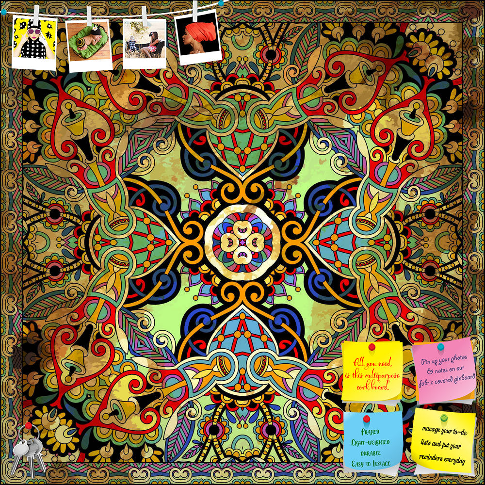 ArtzFolio Floral Paisley Bandanna D9 Printed Bulletin Board Notice Pin Board Soft Board | Frameless-Bulletin Boards Frameless-AZSAO20202068BLB_FL_L-Image Code 5002414 Vishnu Image Folio Pvt Ltd, IC 5002414, ArtzFolio, Bulletin Boards Frameless, Abstract, Digital Art, floral, paisley, bandanna, d9, printed, bulletin, board, notice, pin, soft, frameless, traditional, ornamental, use, this, pattern, design, carpet, shawl, pillow, cushion, pin up board, push pin board, extra large cork board, big pin board, not