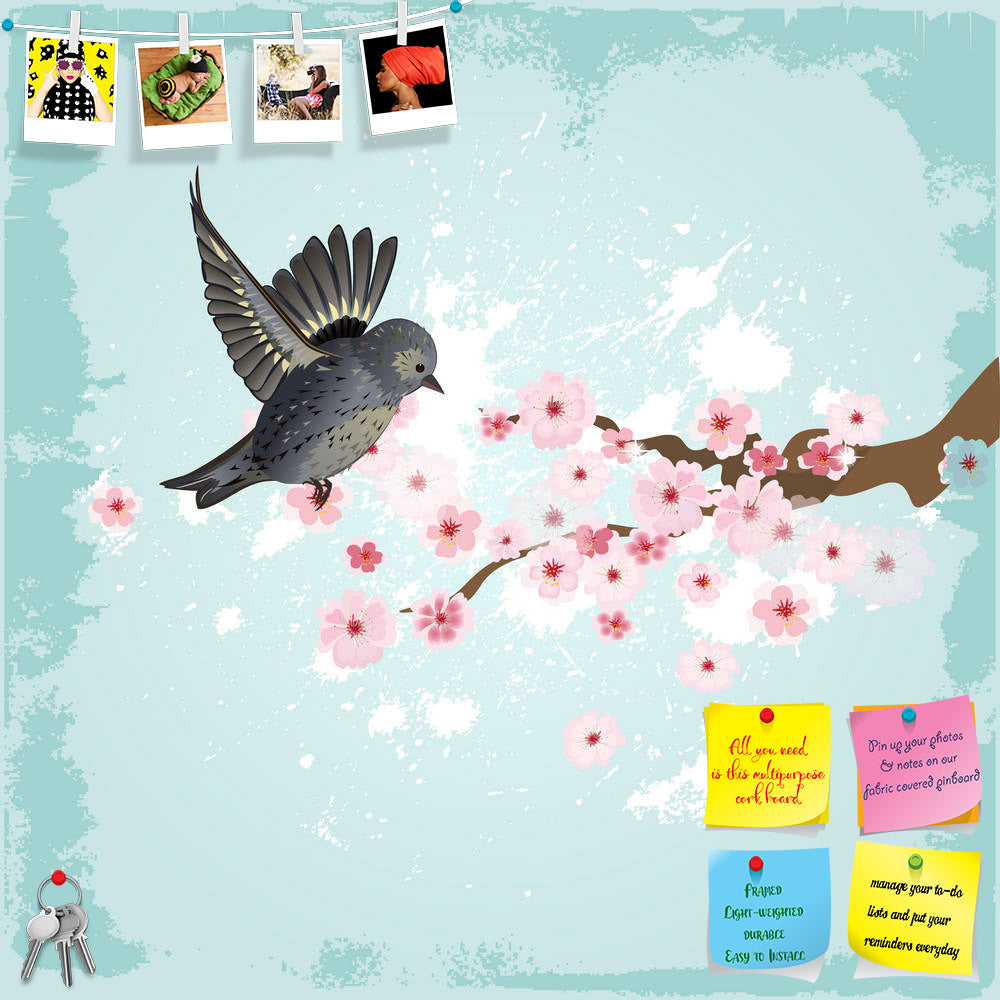 ArtzFolio Cute Bird D1 Printed Bulletin Board Notice Pin Board Soft Board | Frameless-Bulletin Boards Frameless-AZSAO20274310BLB_FL_L-Image Code 5002429 Vishnu Image Folio Pvt Ltd, IC 5002429, ArtzFolio, Bulletin Boards Frameless, Birds, Floral, Kids, Digital Art, cute, bird, d1, printed, bulletin, board, notice, pin, soft, frameless, background, cherry, blossoms, pin up board, push pin board, extra large cork board, big pin board, notice board, small bulletin board, cork board, wall notice board, giant cor