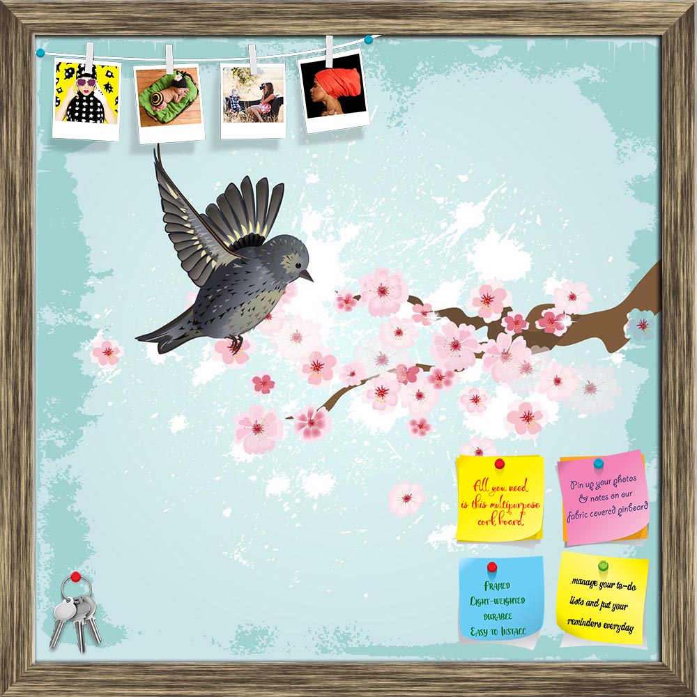 ArtzFolio Cute Bird D1 Printed Bulletin Board Notice Pin Board Soft Board | Framed-Bulletin Boards Framed-AZSAO20274310BLB_FR_L-Image Code 5002429 Vishnu Image Folio Pvt Ltd, IC 5002429, ArtzFolio, Bulletin Boards Framed, Birds, Floral, Kids, Digital Art, cute, bird, d1, printed, bulletin, board, notice, pin, soft, framed, background, cherry, blossoms, pin up board, push pin board, extra large cork board, big pin board, notice board, small bulletin board, cork board, wall notice board, giant cork board, bul