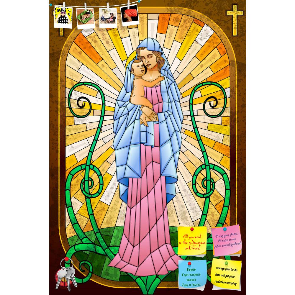 ArtzFolio Mother Mary With Jesus Christ Printed Bulletin Board Notice Pin Board Soft Board | Frameless-Bulletin Boards Frameless-AZSAO20283375BLB_FL_L-Image Code 5002431 Vishnu Image Folio Pvt Ltd, IC 5002431, ArtzFolio, Bulletin Boards Frameless, Religious, Digital Art, mother, mary, with, jesus, christ, printed, bulletin, board, notice, pin, soft, frameless, pin up board, push pin board, extra large cork board, big pin board, notice board, small bulletin board, cork board, wall notice board, giant cork bo