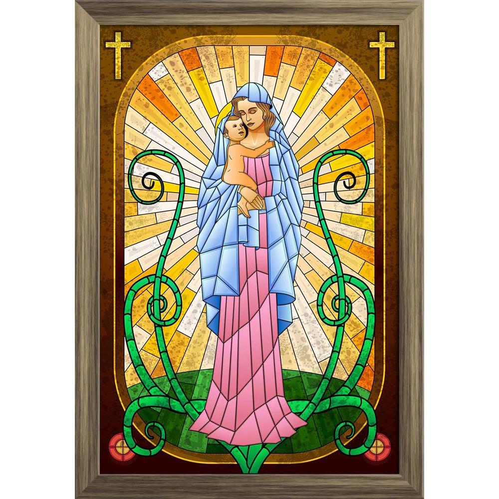 ArtzFolio Mother Mary With Jesus Christ Paper Poster Frame | Top Acrylic Glass-Paper Posters Framed-AZART20283375POS_FR_L-Image Code 5002431 Vishnu Image Folio Pvt Ltd, IC 5002431, ArtzFolio, Paper Posters Framed, Religious, Digital Art, mother, mary, with, jesus, christ, paper, poster, frame, top, acrylic, glass, wall poster large size, wall poster for living room, poster for home decoration, paper poster, big size room poster, framed wall poster for living room, home decor posters, pitaara box, modern art