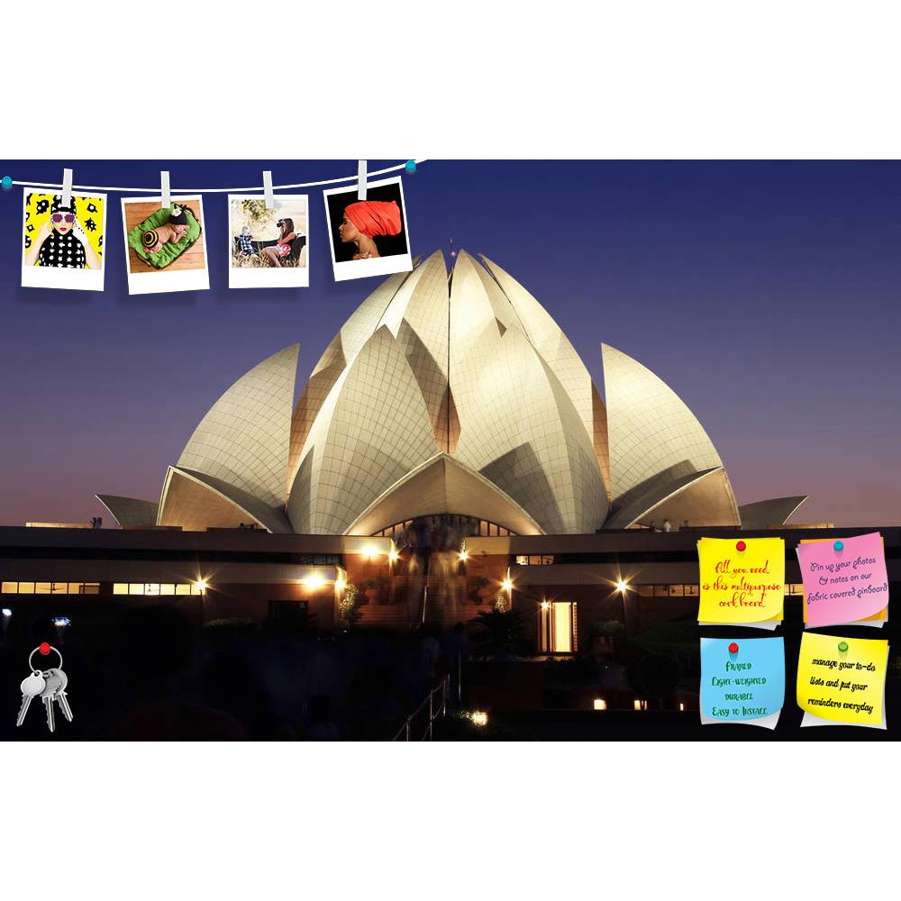 ArtzFolio Lotus Temple Delhi India Printed Bulletin Board Notice Pin Board Soft Board | Frameless-Bulletin Boards Frameless-AZSAO20326947BLB_FL_L-Image Code 5002439 Vishnu Image Folio Pvt Ltd, IC 5002439, ArtzFolio, Bulletin Boards Frameless, Places, Religious, Photography, lotus, temple, delhi, india, printed, bulletin, board, notice, pin, soft, frameless, night, bahai, twilight, pin up board, push pin board, extra large cork board, big pin board, notice board, small bulletin board, cork board, wall notice