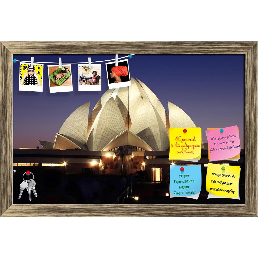 ArtzFolio Lotus Temple Delhi India Printed Bulletin Board Notice Pin Board Soft Board | Framed-Bulletin Boards Framed-AZSAO20326947BLB_FR_L-Image Code 5002439 Vishnu Image Folio Pvt Ltd, IC 5002439, ArtzFolio, Bulletin Boards Framed, Places, Religious, Photography, lotus, temple, delhi, india, printed, bulletin, board, notice, pin, soft, framed, night, bahai, twilight, pin up board, push pin board, extra large cork board, big pin board, notice board, small bulletin board, cork board, wall notice board, gian