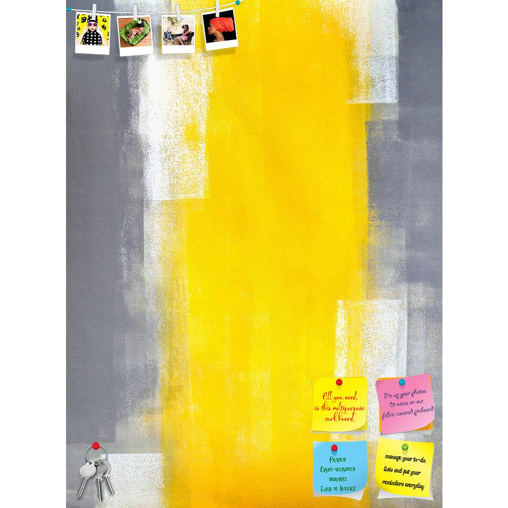 ArtzFolio Abstract Artwork D88 Printed Bulletin Board Notice Pin Board Soft Board | Frameless-Bulletin Boards Frameless-AZSAO20354239BLB_FL_L-Image Code 5002446 Vishnu Image Folio Pvt Ltd, IC 5002446, ArtzFolio, Bulletin Boards Frameless, Abstract, Fine Art Reprint, artwork, d88, printed, bulletin, board, notice, pin, soft, frameless, grey, yellow, art, painting, pin up board, push pin board, extra large cork board, big pin board, notice board, small bulletin board, cork board, wall notice board, giant cork