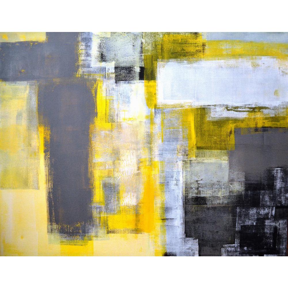 Abstract Artwork Canvas Painting Synthetic Frame - Paintings MDF Framing - ArtzFolio.com