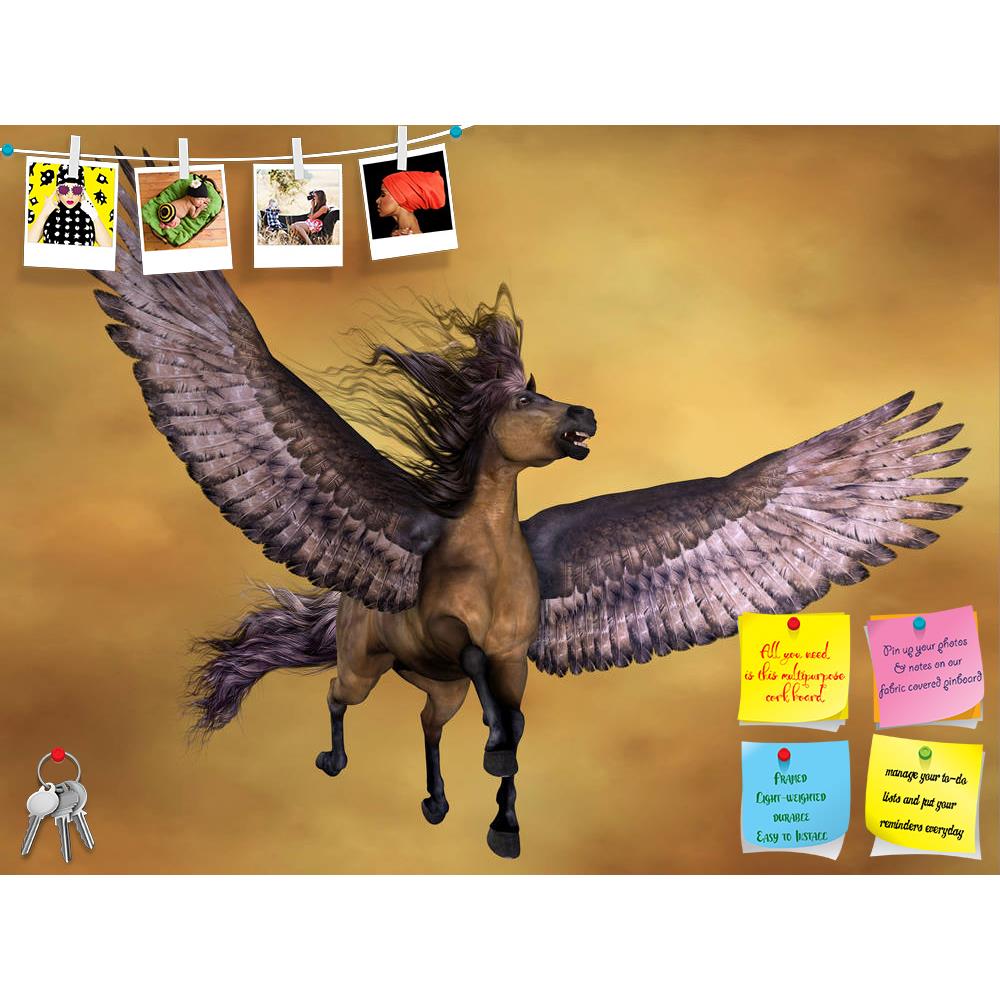 ArtzFolio Gruella Pegasus Printed Bulletin Board Notice Pin Board Soft Board | Frameless-Bulletin Boards Frameless-AZSAO20366205BLB_FL_L-Image Code 5002450 Vishnu Image Folio Pvt Ltd, IC 5002450, ArtzFolio, Bulletin Boards Frameless, Animals, Fantasy, Fine Art Reprint, gruella, pegasus, printed, bulletin, board, notice, pin, soft, frameless, rises, sky, huge, wings, horse, color, called, pin up board, push pin board, extra large cork board, big pin board, notice board, small bulletin board, cork board, wall