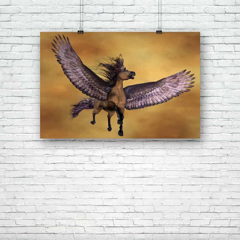 Gruella Pegasus Unframed Paper Poster-Paper Posters Unframed-POS_UN-IC 5002450 IC 5002450, Animals, Fantasy, Illustrations, gruella, pegasus, unframed, paper, poster, animal, beast, beautiful, beauty, brute, charger, creature, divine, equine, fable, fairytale, flight, flying, foal, folklore, horse, illustration, image, magic, mare, mount, myth, mythology, picture, stallion, steed, wild, winged, wings, artzfolio, posters, wall posters, posters for room, posters for room decoration, office poster, door poster