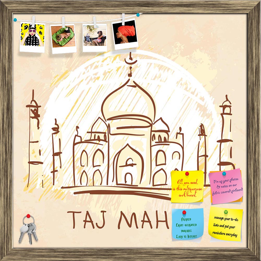 ArtzFolio Taj Mahal Agra India D2 Printed Bulletin Board Notice Pin Board Soft Board | Framed-Bulletin Boards Framed-AZSAO20394018BLB_FR_L-Image Code 5002453 Vishnu Image Folio Pvt Ltd, IC 5002453, ArtzFolio, Bulletin Boards Framed, Kids, Places, Digital Art, taj, mahal, agra, india, d2, printed, bulletin, board, notice, pin, soft, framed, world, famous, landmark, series:, pin up board, push pin board, extra large cork board, big pin board, notice board, small bulletin board, cork board, wall notice board, 