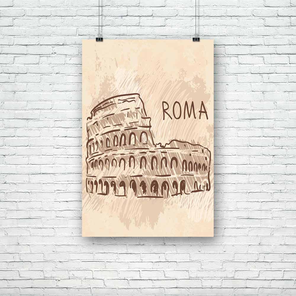 Colosseum Rome Italy Unframed Paper Poster-Paper Posters Unframed-POS_UN-IC 5002454 IC 5002454, Ancient, Architecture, Art and Paintings, Automobiles, Black and White, Cities, City Views, Culture, Ethnic, Historical, Icons, Illustrations, Italian, Landmarks, Medieval, Places, Signs and Symbols, Sketches, Symbols, Traditional, Transportation, Travel, Tribal, Vehicles, Vintage, White, World Culture, colosseum, rome, italy, unframed, paper, poster, amphitheater, antique, arch, arena, art, background, building,