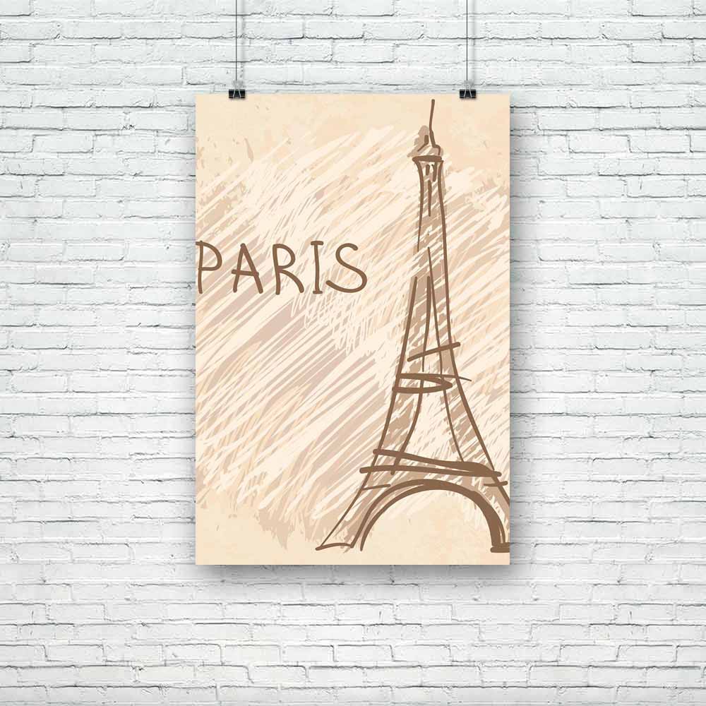 Eiffel Tower Paris France D2 Unframed Paper Poster-Paper Posters Unframed-POS_UN-IC 5002456 IC 5002456, Architecture, Art and Paintings, Automobiles, Black and White, Cities, City Views, Culture, Ethnic, French, Icons, Illustrations, Landmarks, Places, Signs and Symbols, Sketches, Symbols, Traditional, Transportation, Travel, Tribal, Vehicles, White, World Culture, eiffel, tower, paris, france, d2, unframed, paper, poster, tour, art, background, building, capital, city, clip, construction, doodles, eifel, e