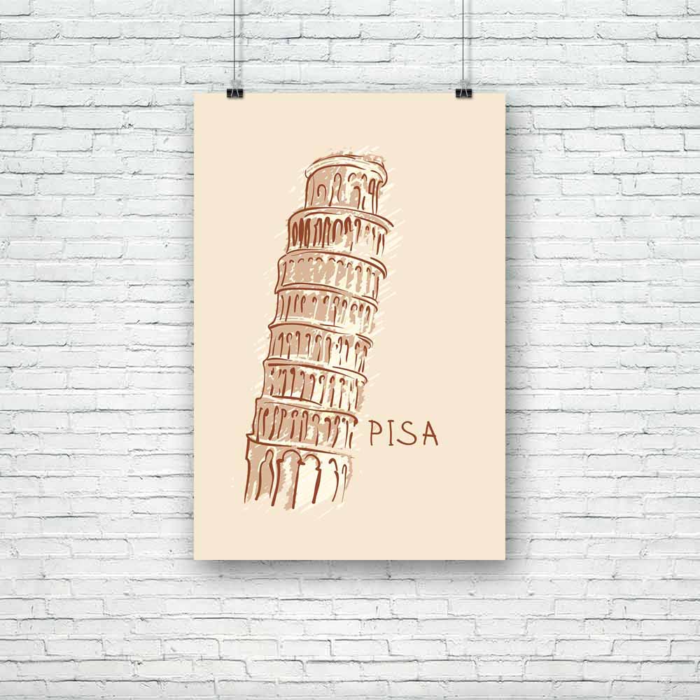 The Leaning Tower Pisa Italy Europe Unframed Paper Poster-Paper Posters Unframed-POS_UN-IC 5002458 IC 5002458, Ancient, Architecture, Art and Paintings, Automobiles, Black and White, Cities, City Views, Cross, Culture, Ethnic, Icons, Italian, Landmarks, Medieval, Places, Signs, Signs and Symbols, Sketches, Symbols, Traditional, Transportation, Travel, Tribal, Vehicles, Vintage, White, World Culture, the, leaning, tower, pisa, italy, europe, unframed, paper, poster, art, background, building, catholic, city,