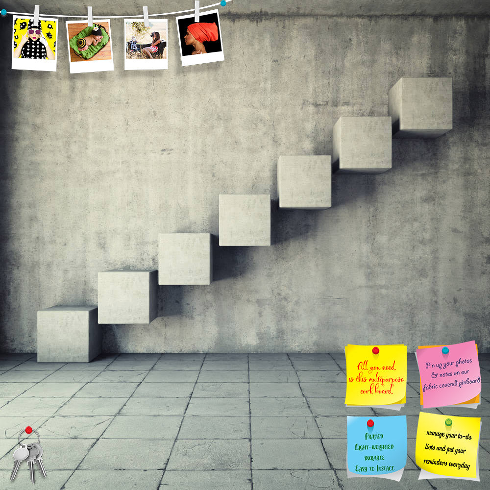 ArtzFolio Abstract Concrete Staircase D2 Printed Bulletin Board Notice Pin Board Soft Board | Frameless-Bulletin Boards Frameless-AZSAO20451635BLB_FL_L-Image Code 5002464 Vishnu Image Folio Pvt Ltd, IC 5002464, ArtzFolio, Bulletin Boards Frameless, Places, Photography, abstract, concrete, staircase, d2, printed, bulletin, board, notice, pin, soft, frameless, made, cubes, interior, pin up board, push pin board, extra large cork board, big pin board, notice board, small bulletin board, cork board, wall notice