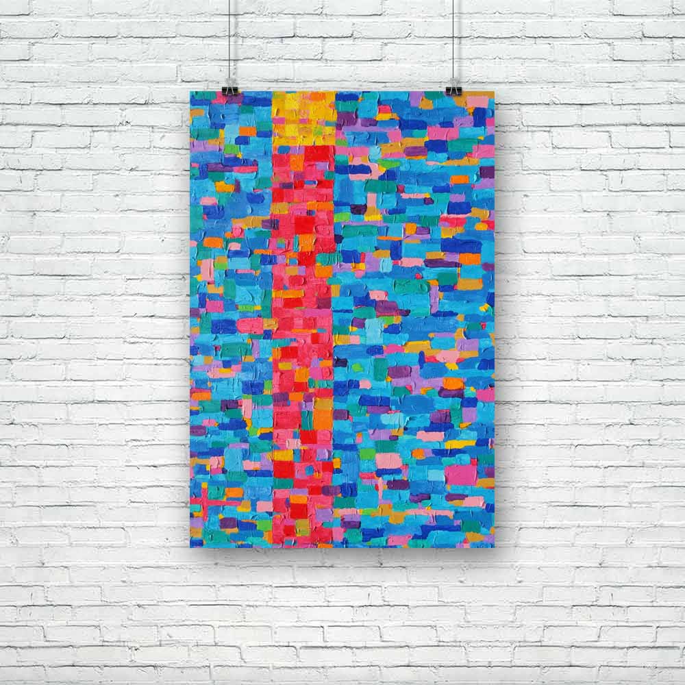 Abstract Artwork D91 Unframed Paper Poster - Paper Posters Unframed - ArtzFolio.com