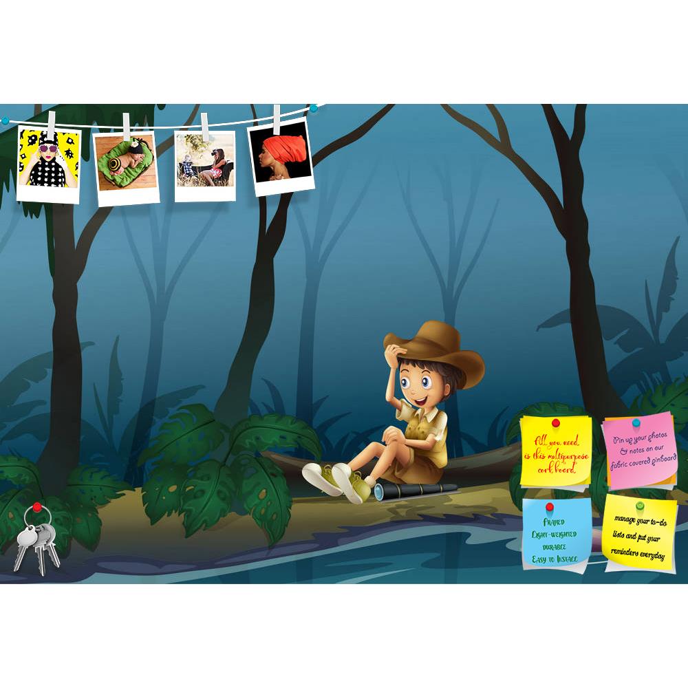 ArtzFolio Male Relaxing Near The River Printed Bulletin Board Notice Pin Board Soft Board | Frameless-Bulletin Boards Frameless-AZSAO20518297BLB_FL_L-Image Code 5002471 Vishnu Image Folio Pvt Ltd, IC 5002471, ArtzFolio, Bulletin Boards Frameless, Kids, Digital Art, male, relaxing, near, the, river, printed, bulletin, board, notice, pin, soft, frameless, illustration, explorer, riverbank, pin up board, push pin board, extra large cork board, big pin board, notice board, small bulletin board, cork board, wall