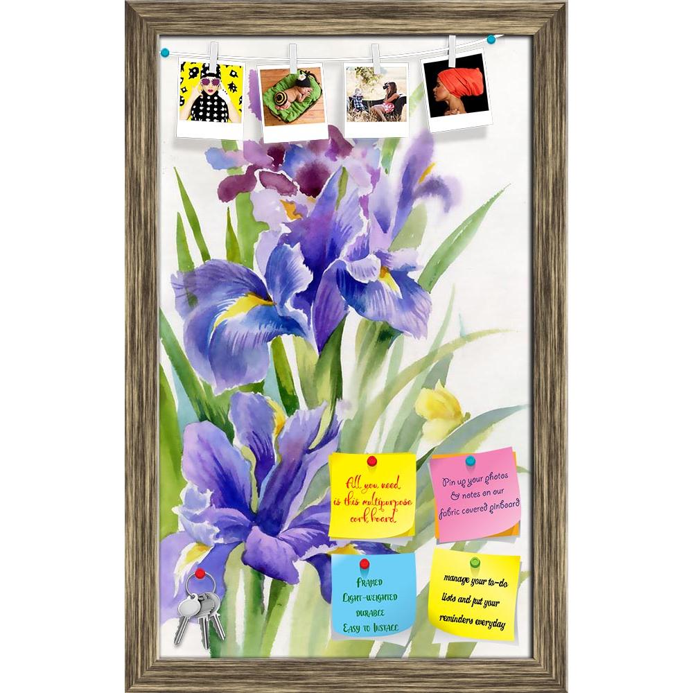 ArtzFolio Flower Collection Irises Printed Bulletin Board Notice Pin Board Soft Board | Framed-Bulletin Boards Framed-AZSAO20528023BLB_FR_L-Image Code 5002474 Vishnu Image Folio Pvt Ltd, IC 5002474, ArtzFolio, Bulletin Boards Framed, Floral, Fine Art Reprint, flower, collection, irises, printed, bulletin, board, notice, pin, soft, framed, watercolor, pin up board, push pin board, extra large cork board, big pin board, notice board, small bulletin board, cork board, wall notice board, giant cork board, bulle