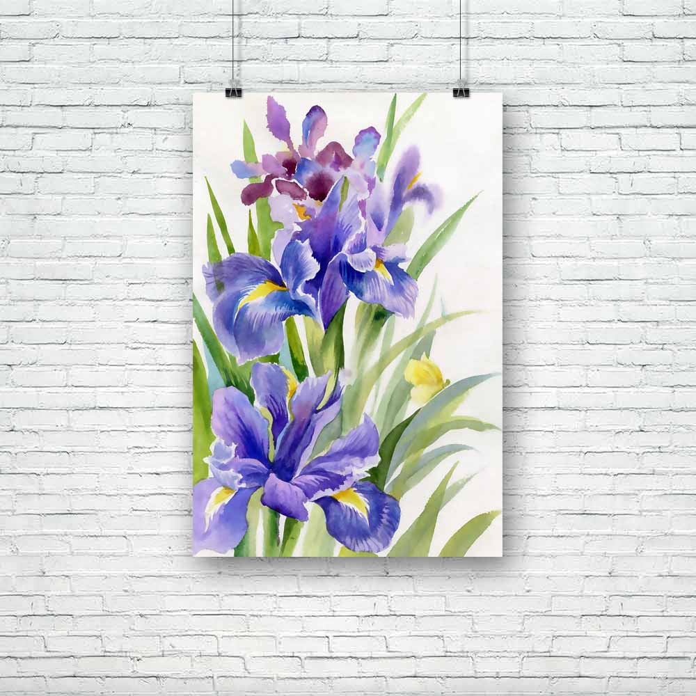 Flower Collection Irises Unframed Paper Poster-Paper Posters Unframed-POS_UN-IC 5002474 IC 5002474, Art and Paintings, Black and White, Botanical, Digital, Digital Art, Drawing, Floral, Flowers, Graphic, Illustrations, Nature, Paintings, Patterns, Scenic, Signs, Signs and Symbols, Sketches, Symbols, Watercolour, White, flower, collection, irises, unframed, paper, poster, iris, painting, clip, art, watercolor, sketch, appreciation, background, beautiful, beauty, bloom, blossom, brushstroke, card, colorful, d