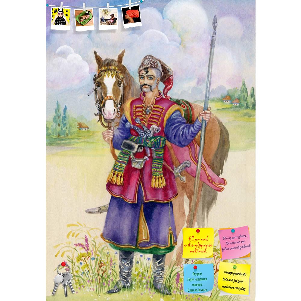 ArtzFolio Ukrainian Cossack Horse Printed Bulletin Board Notice Pin Board Soft Board | Frameless-Bulletin Boards Frameless-AZSAO20539855BLB_FL_L-Image Code 5002475 Vishnu Image Folio Pvt Ltd, IC 5002475, ArtzFolio, Bulletin Boards Frameless, Historical, Traditional, Fine Art Reprint, ukrainian, cossack, horse, printed, bulletin, board, notice, pin, soft, frameless, around, watercolor, pin up board, push pin board, extra large cork board, big pin board, notice board, small bulletin board, cork board, wall no