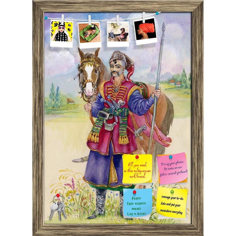 ArtzFolio Ukrainian Cossack Horse Printed Bulletin Board Notice Pin Board Soft Board | Framed-Bulletin Boards Framed-AZSAO20539855BLB_FR_L-Image Code 5002475 Vishnu Image Folio Pvt Ltd, IC 5002475, ArtzFolio, Bulletin Boards Framed, Historical, Traditional, Fine Art Reprint, ukrainian, cossack, horse, printed, bulletin, board, notice, pin, soft, framed, around, watercolor, pin up board, push pin board, extra large cork board, big pin board, notice board, small bulletin board, cork board, wall notice board, 