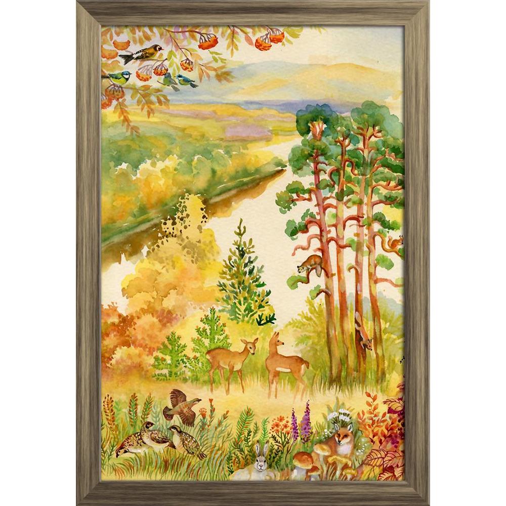 ArtzFolio Autumn Landscape With Deer Paper Poster Frame | Top Acrylic Glass-Paper Posters Framed-AZART20540248POS_FR_L-Image Code 5002477 Vishnu Image Folio Pvt Ltd, IC 5002477, ArtzFolio, Paper Posters Framed, Landscapes, Fine Art Reprint, autumn, landscape, with, deer, paper, poster, frame, top, acrylic, glass, wall poster large size, wall poster for living room, poster for home decoration, paper poster, big size room poster, framed wall poster for living room, home decor posters, pitaara box, modern art 