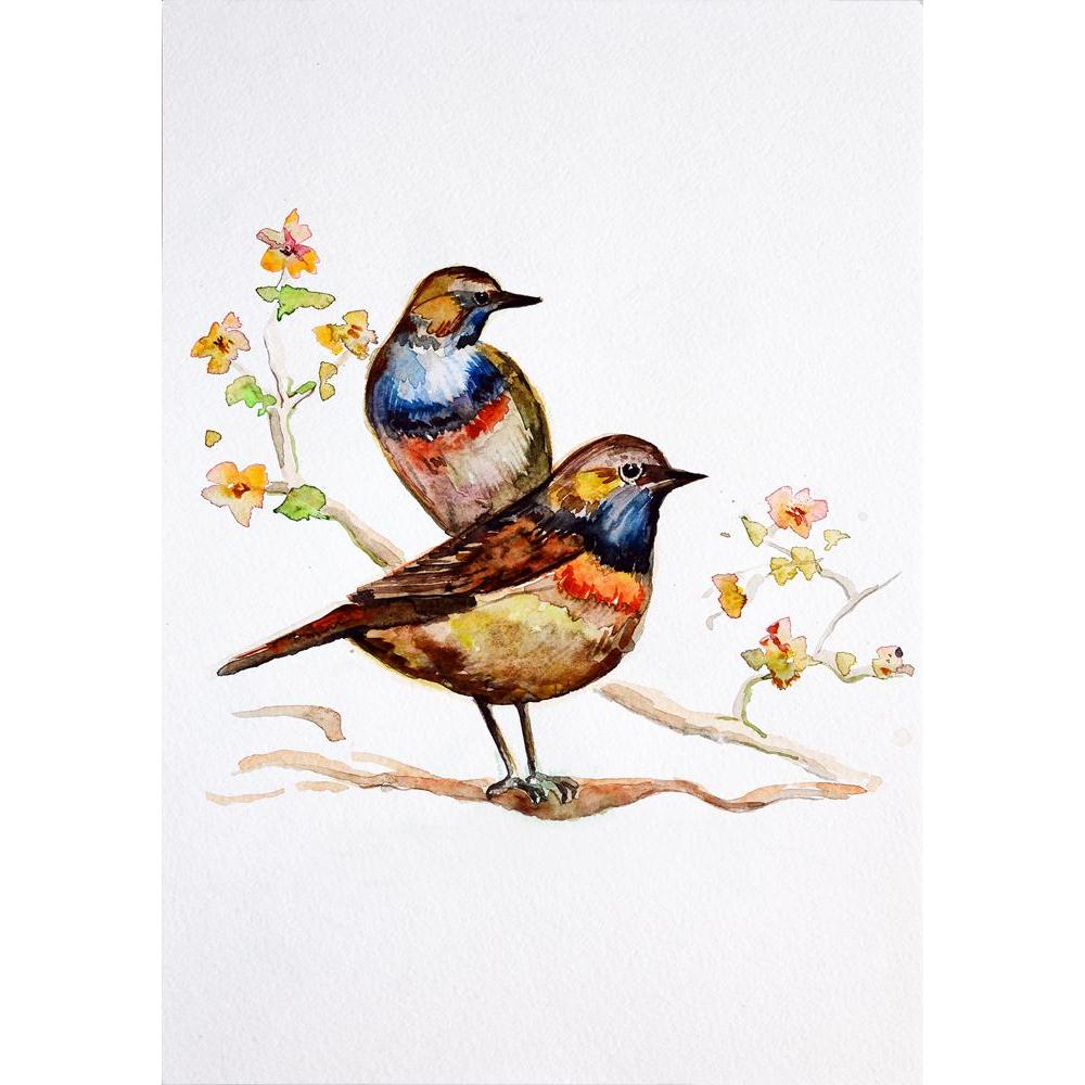 Watercolor Bird Canvas Painting Synthetic Frame-Paintings MDF Framing-AFF_FR-IC 5002481 IC 5002481, Abstract Expressionism, Abstracts, Ancient, Animals, Art and Paintings, Birds, Botanical, Decorative, Digital, Digital Art, Drawing, Floral, Flowers, Graphic, Historical, Illustrations, Medieval, Nature, Paintings, Patterns, Scenic, Semi Abstract, Signs, Signs and Symbols, Sketches, Splatter, Vintage, Watercolour, Wildlife, watercolor, bird, canvas, painting, synthetic, frame, abstract, animal, art, artwork, 