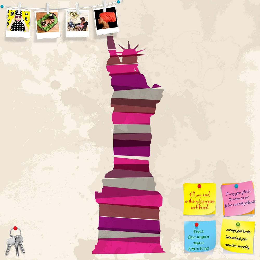 ArtzFolio Statue Of Liberty New York City Printed Bulletin Board Notice Pin Board Soft Board | Frameless-Bulletin Boards Frameless-AZSAO20603895BLB_FL_L-Image Code 5002489 Vishnu Image Folio Pvt Ltd, IC 5002489, ArtzFolio, Bulletin Boards Frameless, Places, Digital Art, statue, of, liberty, new, york, city, printed, bulletin, board, notice, pin, soft, frameless, diversity, colors, transparent, bands, grunge, background, eps10, file, version, this, illustration, contains, transparency, layered, easy, manipul