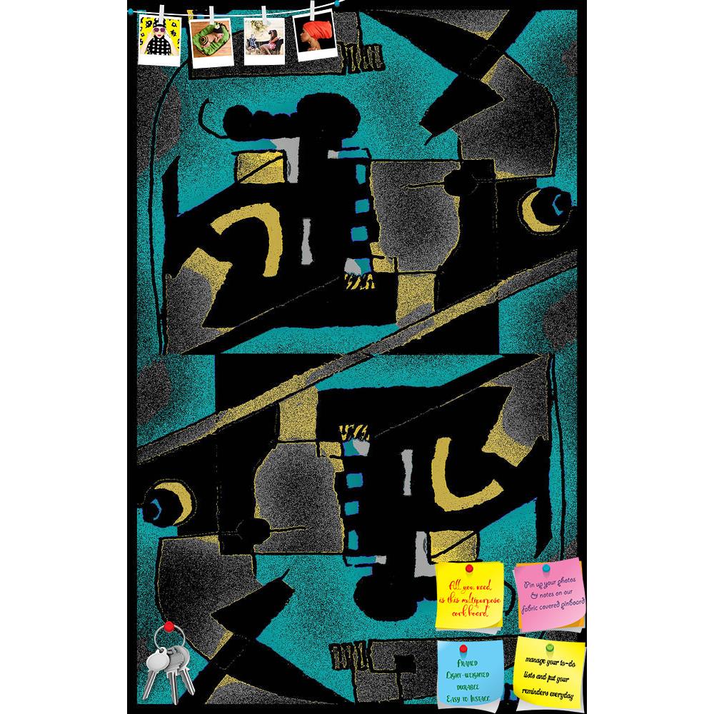 ArtzFolio Abstract Artwork D97 Printed Bulletin Board Notice Pin Board Soft Board | Frameless-Bulletin Boards Frameless-AZSAO20630959BLB_FL_L-Image Code 5002505 Vishnu Image Folio Pvt Ltd, IC 5002505, ArtzFolio, Bulletin Boards Frameless, Abstract, Fine Art Reprint, artwork, d97, printed, bulletin, board, notice, pin, soft, frameless, constructive, composition, cyan, black, yellow, tones, pin up board, push pin board, extra large cork board, big pin board, notice board, small bulletin board, cork board, wal