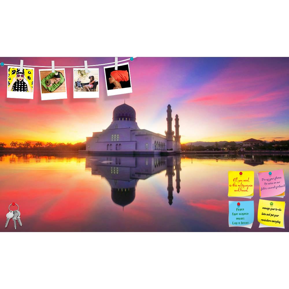 ArtzFolio Mirror Reflection Of Likas Mosque Printed Bulletin Board Notice Pin Board Soft Board | Frameless-Bulletin Boards Frameless-AZSAO20694278BLB_FL_L-Image Code 5002508 Vishnu Image Folio Pvt Ltd, IC 5002508, ArtzFolio, Bulletin Boards Frameless, Places, Religious, Photography, mirror, reflection, of, likas, mosque, printed, bulletin, board, notice, pin, soft, frameless, pin up board, push pin board, extra large cork board, big pin board, notice board, small bulletin board, cork board, wall notice boar