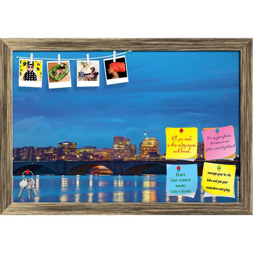 ArtzFolio DC Cityscape At The Night Time, Washington, USA Printed Bulletin Board Notice Pin Board Soft Board | Framed-Bulletin Boards Framed-AZSAO20718288BLB_FR_L-Image Code 5002510 Vishnu Image Folio Pvt Ltd, IC 5002510, ArtzFolio, Bulletin Boards Framed, Places, Photography, dc, cityscape, at, the, night, time, washington, usa, printed, bulletin, board, notice, pin, soft, framed, city, bridge, building, light, traffic, arlington, united, states, memorial, virginia, urban, green, transportation, road, skys