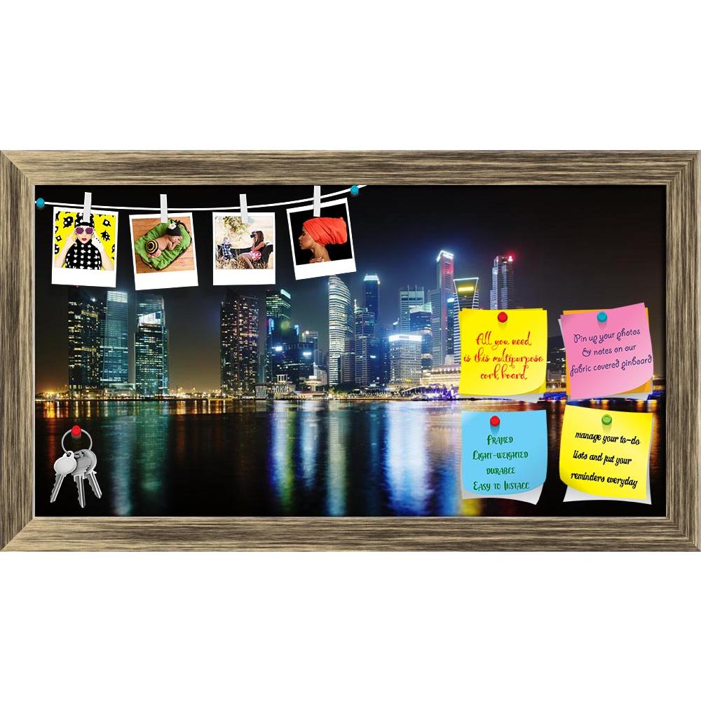 ArtzFolio Night Singapore Skyscrapers Printed Bulletin Board Notice Pin Board Soft Board | Framed-Bulletin Boards Framed-AZSAO20727273BLB_FR_L-Image Code 5002512 Vishnu Image Folio Pvt Ltd, IC 5002512, ArtzFolio, Bulletin Boards Framed, Places, Photography, night, singapore, skyscrapers, printed, bulletin, board, notice, pin, soft, framed, shines, electric, lights, architecture, asian, bay, beautiful, beauty, blue, bridge, buildings, business, center, central, city, cityscape, color, dark, design, district,