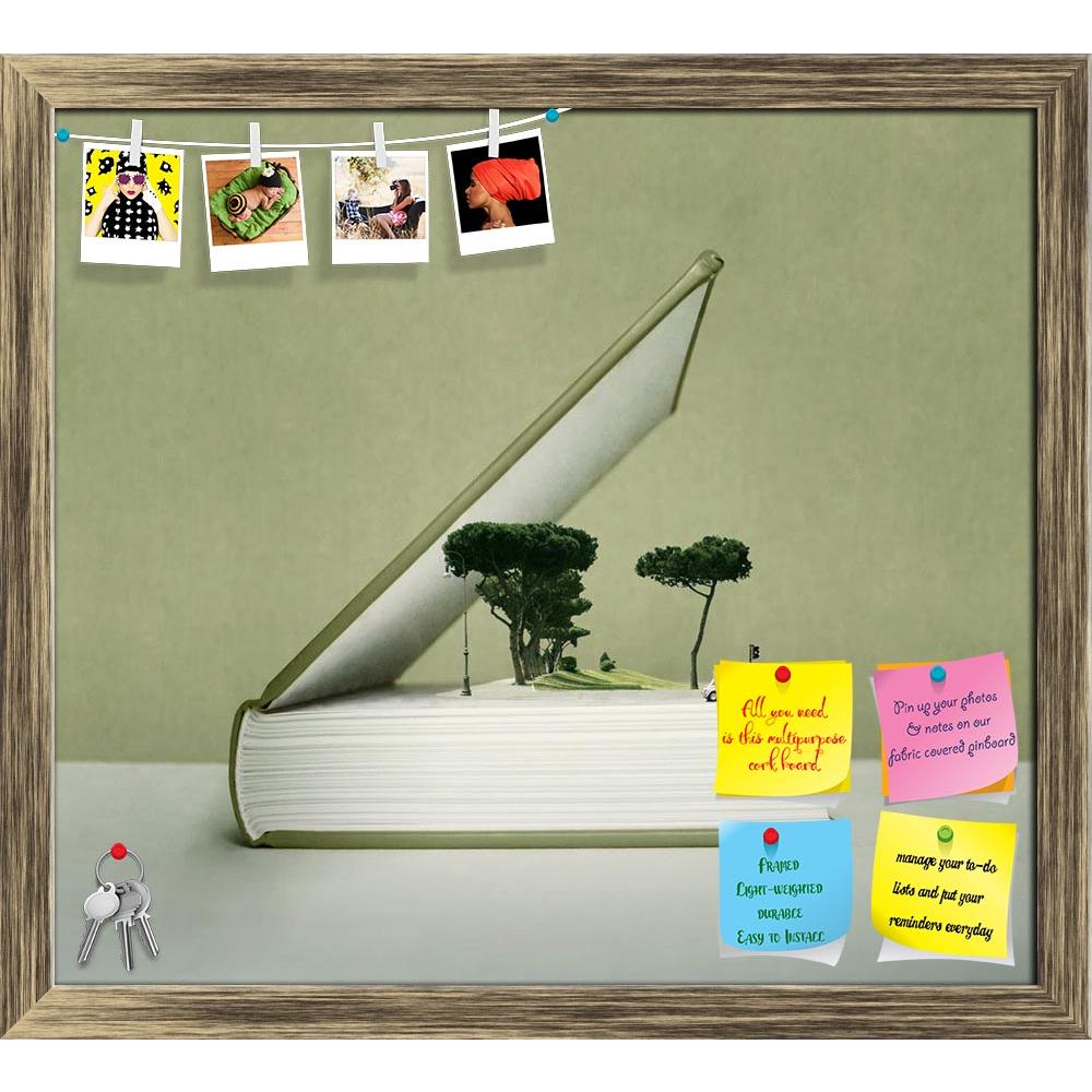 ArtzFolio Artistic Fantasy Open Book Printed Bulletin Board Notice Pin Board Soft Board | Framed-Bulletin Boards Framed-AZSAO20820672BLB_FR_L-Image Code 5002521 Vishnu Image Folio Pvt Ltd, IC 5002521, ArtzFolio, Bulletin Boards Framed, Conceptual, Kids, Digital Art, artistic, fantasy, open, book, printed, bulletin, board, notice, pin, soft, framed, pop, effect, trees, car, field, traffic, light, art, creativity, opened, tree, detail, illustration, illustrative, unique, uniqueness, tale, collage, funny, weir