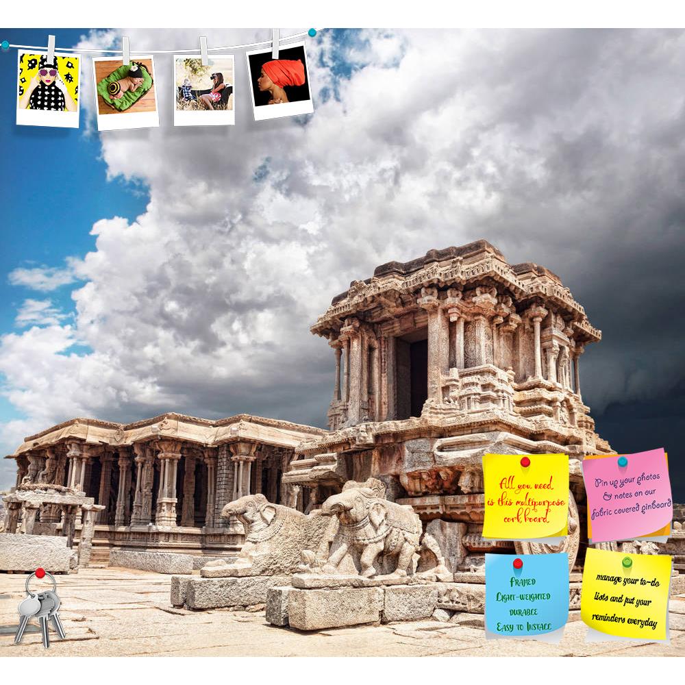 ArtzFolio Stone Chariot In Vittala Temple Hampi Karnataka Printed Bulletin Board Notice Pin Board Soft Board | Frameless-Bulletin Boards Frameless-AZSAO20841757BLB_FL_L-Image Code 5002523 Vishnu Image Folio Pvt Ltd, IC 5002523, ArtzFolio, Bulletin Boards Frameless, Places, Religious, Photography, stone, chariot, in, vittala, temple, hampi, karnataka, printed, bulletin, board, notice, pin, soft, frameless, courtyard, blue, overcast, sky, india, pin up board, push pin board, extra large cork board, big pin bo
