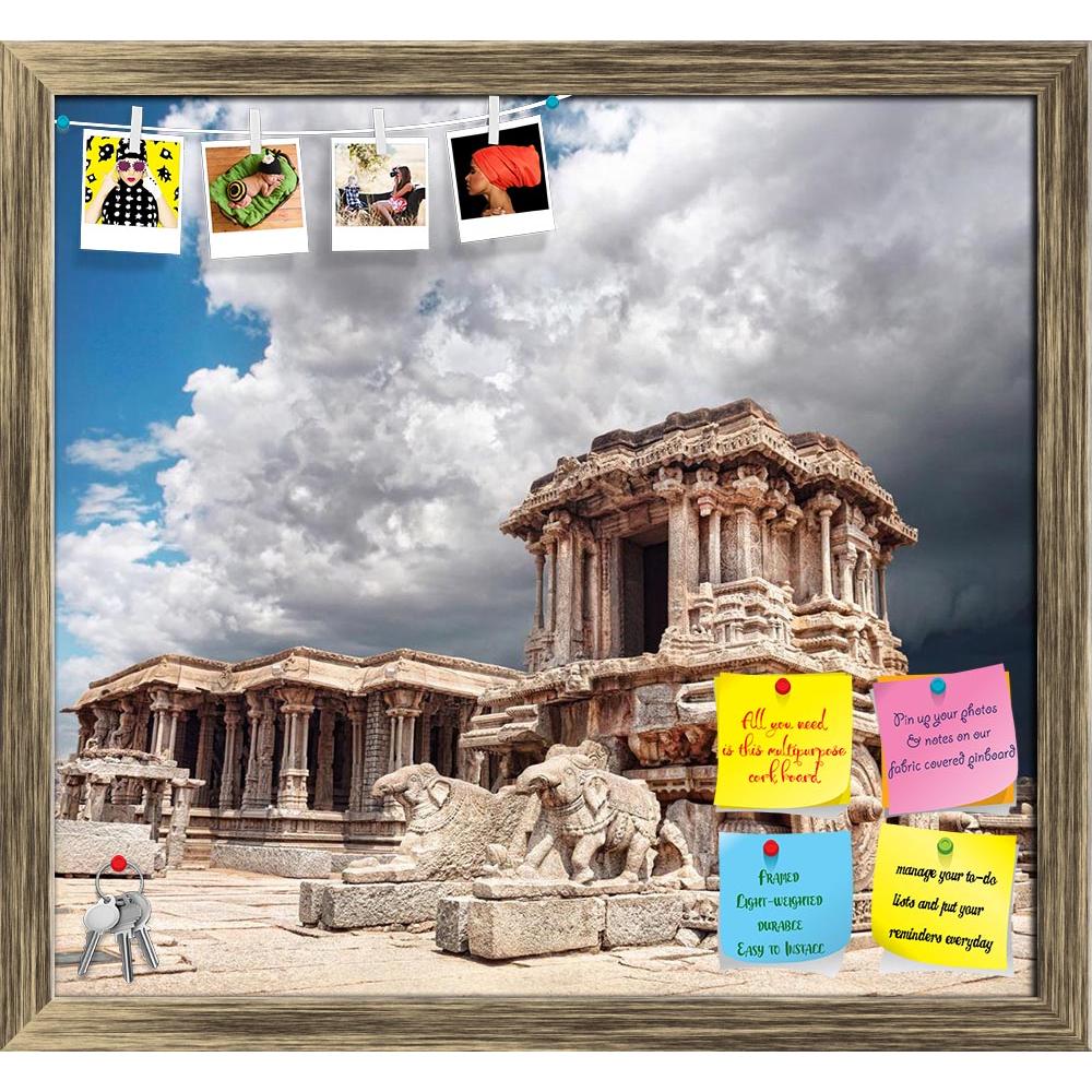 ArtzFolio Stone Chariot In Vittala Temple Hampi Karnataka Printed Bulletin Board Notice Pin Board Soft Board | Framed-Bulletin Boards Framed-AZSAO20841757BLB_FR_L-Image Code 5002523 Vishnu Image Folio Pvt Ltd, IC 5002523, ArtzFolio, Bulletin Boards Framed, Places, Religious, Photography, stone, chariot, in, vittala, temple, hampi, karnataka, printed, bulletin, board, notice, pin, soft, framed, courtyard, blue, overcast, sky, india, pin up board, push pin board, extra large cork board, big pin board, notice 
