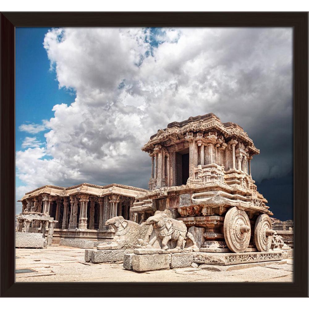 Pitaara Box Stone Chariot In Vittala Temple Hampi Karnataka Canvas Painting Synthetic Frame-Paintings Synthetic Framing-PBART20841757AFF_FW_L-Image Code 5002523 Vishnu Image Folio Pvt Ltd, IC 5002523, Pitaara Box, Paintings Synthetic Framing, Places, Religious, Photography, stone, chariot, in, vittala, temple, hampi, karnataka, canvas, painting, synthetic, frame, courtyard, blue, overcast, sky, india, framed canvas print, wall painting for living room with frame, canvas painting for living room, artzfolio, 