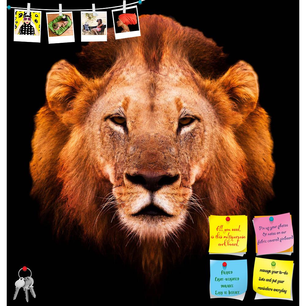 ArtzFolio Portrait Of An African Male Lion Printed Bulletin Board Notice Pin Board Soft Board | Frameless-Bulletin Boards Frameless-AZSAO20857457BLB_FL_L-Image Code 5002527 Vishnu Image Folio Pvt Ltd, IC 5002527, ArtzFolio, Bulletin Boards Frameless, Animals, Photography, portrait, of, an, african, male, lion, printed, bulletin, board, notice, pin, soft, frameless, close, pin up board, push pin board, extra large cork board, big pin board, notice board, small bulletin board, cork board, wall notice board, g