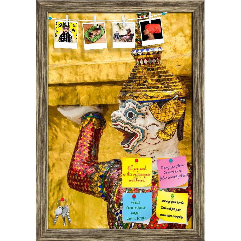 ArtzFolio Giant Face In Grand Palace Thailand Printed Bulletin Board Notice Pin Board Soft Board | Framed-Bulletin Boards Framed-AZSAO20898280BLB_FR_L-Image Code 5002532 Vishnu Image Folio Pvt Ltd, IC 5002532, ArtzFolio, Bulletin Boards Framed, Religious, Photography, giant, face, in, grand, palace, thailand, printed, bulletin, board, notice, pin, soft, framed, close, pin up board, push pin board, extra large cork board, big pin board, notice board, small bulletin board, cork board, wall notice board, giant