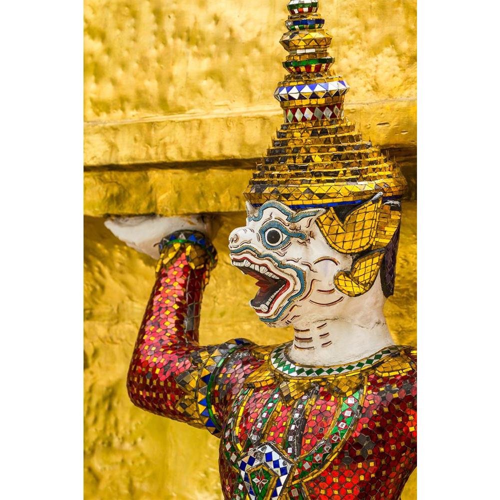 ArtzFolio Giant Face In Grand Palace Thailand Unframed Paper Poster-Paper Posters Unframed-AZART20898280POS_UN_L-Image Code 5002532 Vishnu Image Folio Pvt Ltd, IC 5002532, ArtzFolio, Paper Posters Unframed, Religious, Photography, giant, face, in, grand, palace, thailand, unframed, paper, poster, wall, large, size, for, living, room, home, decoration, big, framed, decor, posters, pitaara, box, modern, art, with, frame, bedroom, amazonbasics, door, drawing, small, decorative, office, reception, multiple, fri