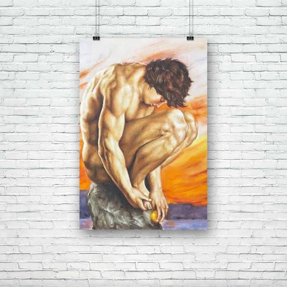 Boy Who Crouches Unframed Paper Poster-Paper Posters Unframed-POS_UN-IC 5002534 IC 5002534, Art and Paintings, Hobbies, Paintings, People, boy, who, crouches, unframed, paper, poster, oil, painting, art, artist, brush, canvas, color, colors, easel, hobby, indoors, man, paint, painter, palette, talent, artzfolio, posters, wall posters, posters for room, posters for room decoration, office poster, door poster, baby poster, motivational posters, posters for room boys, quotes, poster for wall decoration, friend