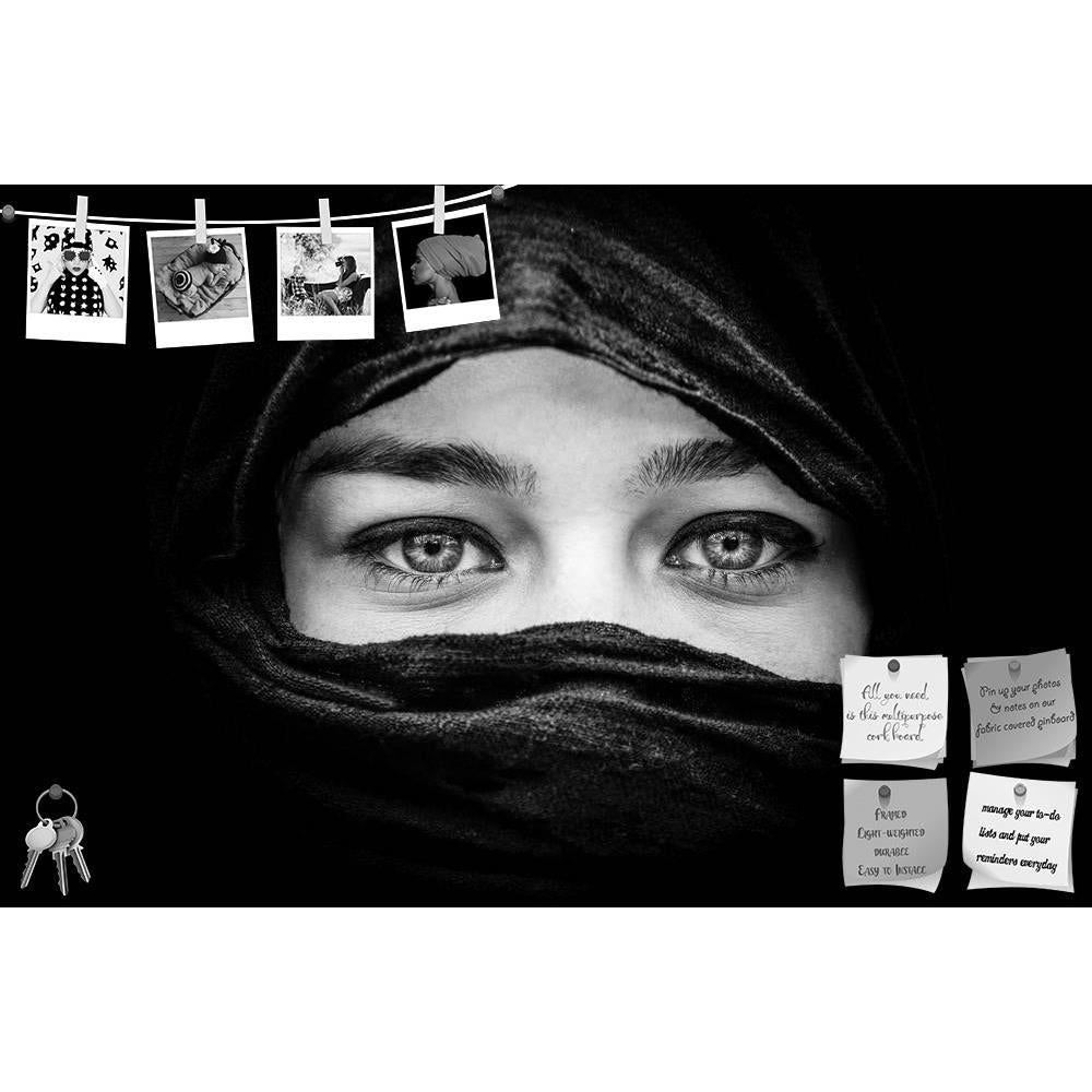 ArtzFolio Woman With Blue Eyes Printed Bulletin Board Notice Pin Board Soft Board | Frameless-Bulletin Boards Frameless-AZSAO20952792BLB_FL_L-Image Code 5002547 Vishnu Image Folio Pvt Ltd, IC 5002547, ArtzFolio, Bulletin Boards Frameless, Portraits, Photography, woman, with, blue, eyes, printed, bulletin, board, notice, pin, soft, frameless, portrait, beautiful, wearing, black, scarf, white, pin up board, push pin board, extra large cork board, big pin board, notice board, small bulletin board, cork board, 